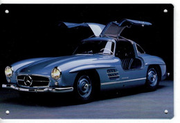 Plaque MERCEDES BENZ 300 SL - Très Bon état . - Plaques En Tôle (après 1960)