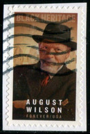 VEREINIGTE STAATEN ETATS UNIS USA 2021 AUGUST WILSON, PLAYWRIGHT F USED ON PAPER SC 5555 MI 5788 YT 5397 - Oblitérés