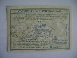 GREAT BRITAIN - INTERNATIONAL RESPONSE COUPON, 4 D. USED IN BAKER St. IN 1929 IN THE STATE - Unclassified