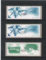 1997 - 1998 - Usage Courant - Expo Philatélique JUVALUX 98. - Postage Labels