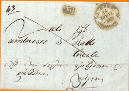 99213 - GREECE - POSTAL HISTORY - Prephilatelic Cover  -  NAVPLION  1852 - ...-1861 Prephilately