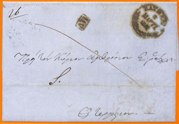 99217 - GREECE - POSTAL HISTORY - Prephilatelic Cover  -  NAVPLION  1852 - ...-1861 Prephilately