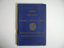 BRAZIL -SPECIAL PASSPORT ISSUED IN 1954 BY THE STATE SECRETARIAT FOR FOREIGN AFFAIRS IN STATE - Documenti Storici