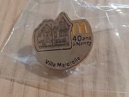 Pin's Mac Do Mc Donald's Ville Nancy 40 Ans Villa Majorelle - McDonald's