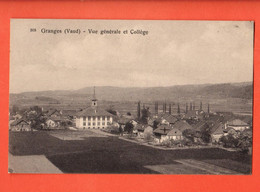 ZQG-31  Granges-Marnand Vue Générale Et Le Collège   Circulé 1911  Edit. Savigny 505 - Savigny