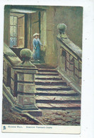 Derbyshire  Postcard Haddon Hall Dorothy Vernon's Steps Stunning St Austell Squared Circle 1905 - Derbyshire