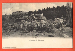 ZQG-33  Granges-Marnand Château De Marnand  Trüb No 4.  Cachet Militaire - Marnand