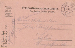 Feldpostkarte - K.u.k. I.R. V. Falkenhayn Nr. 81 - 1917 (60716) - Covers & Documents
