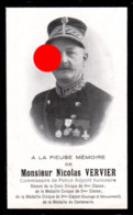 Décès Nicolas VERVIER Commissaire De Police Adjoint Honoraire (médailles) Dison 1937 âgé De 62 Ans - Obituary Notices