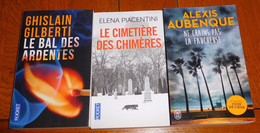 Lot N°6 De 3 Thrillers - Lots De Plusieurs Livres