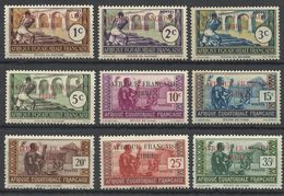 AFRIQUE EQUATORIALE FRANCAISE - AEF - A.E.F. - 1940 - YT 92/100** - SAUF 101 - Unused Stamps