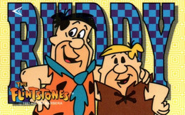 7557 Télécarte Collection BUDDY  LES FLINTSTONES  Hanna Barbera  ( Recto Verso) Carte Téléphonique Singapour - Fumetti
