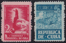 1948-283 CUBA REPUBLICA 1948 MLH LANDING OF JOSE MARTI & MAXIMO GOMEZ INDEPENDENCE WAR. - Neufs