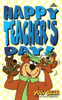 7560 Télécarte Collection HAPPY Teacher's Day YOGI BEAR    Hanna Barbera  ( Recto Verso) Carte Téléphonique Singapour - Comics