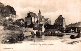 I0706 - AMBRIÈRES - D53 - Vue De L'Église Et Du Pont - Ambrieres Les Vallees