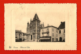 Fosses La Ville : CP :4 Bâtiments Importants De La Place Du Marché En 1938 - Fosses-la-Ville