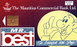 7563 Télécarte Collection MAURICIUS COMMERCIAL BANK Ltd Mr BEST ( Recto Verso)    Carte Téléphonique - Mauritius