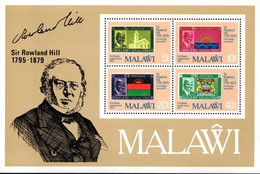 Malawi - 1979 Death Centenary Of Sir Rowland Hill MS (**) # SG MS610 - Rowland Hill