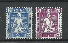 IRLAND IRELAND 1945 Michel 96 - 97 MNH - Unused Stamps