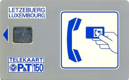 COLNECT : SC02_B 150 EMS - Telekaart (blue) ( Batch: NO CONTROL) USED DUMPING At 1.00 Eur - Luxembourg