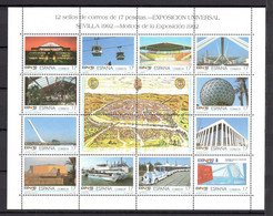 Espagne 1992 Blocs Neufs** N°49,51,52,53,54,55,56, Bloc Du Timbre 2818  TB  3 €  (cote 16,65 €) - Blocs & Hojas