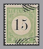 CURACAO - 1889 - Type III - 15c POSTAGE DUE - Other & Unclassified