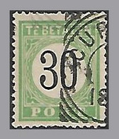 CURACAO - 1889 - Type III - 30c POSTAGE DUE - Otros & Sin Clasificación