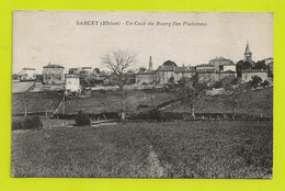 69 SARCEY Vers Pontcharra L'Arbresle Un Coin Du Bourg Les Platanes En 1927 - Pontcharra-sur-Turdine