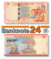 Bolivia 20 Bolivianos 2018 Unc Pn 249a - Bolivië