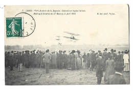 06 - LA NAPOULE - Aviation Edmond Sur Biplan Farman Meeting Du 27 03 Au 03 04 1910 Belle Animation Bon état - Autres & Non Classés