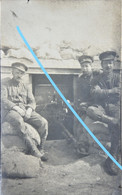 Foto 1914-18 Mitrailleuse Tranchée Armée Belge Belgische Leger 1916 Militaria - Guerre, Militaire