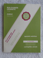 AC Corinphila 62 Auction 1979: Bulgaria & Levante, Collection Franz See & Chile Joaquin Galvez - Catalogues For Auction Houses