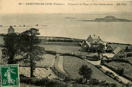 St Pol De Léon * Pempoul , La Plage Et Ilot Ste Anne - Saint-Pol-de-Léon