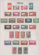 Maroc N°128/149 - Collection Vendue Page Par Page - Neuf * Avec Charnière / Oblitéré - TB - Nuovi