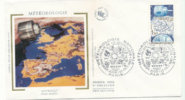 1983 Env 1er Jour Météorologie - Paris - 1980-1989