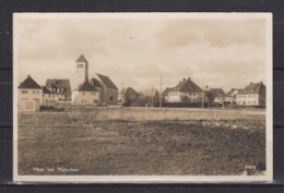 Bayern 1942 Fotokarte " Haar Bei München " (Ortsrand Mit Kirche/Häusern/Ackerfläche Etc ),  Gelaufen - Haar