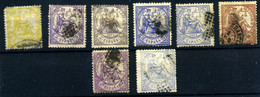 España Nº 143/5, 147/48. Año 1874 - Used Stamps