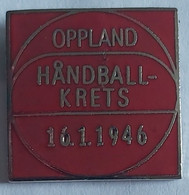 Oppland Handball Kretz 16.1.1946  Norway Handball Club   PIN A8/6 - Handball