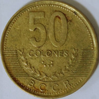 Costa Rica - 50 Colones, 2002, KM# 231.1a - Costa Rica