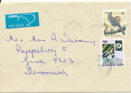 New Zealand Cover Sent Air Mail To Denmark Waikanae 2-11-1987 - Brieven En Documenten