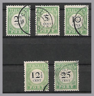 CURACAO - 1893-1906 Postage Due - Five Type III - Used - Andere & Zonder Classificatie