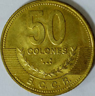 Costa Rica - 50 Colones, 2007, KM# 231.1b - Costa Rica