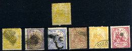 España Nº 143*, 143/5, 147, 149, 151T Usados. Año 1874 - Used Stamps