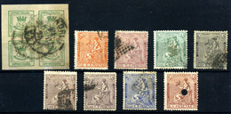 España Nº 130/7, 139T. Año 1873 - Used Stamps