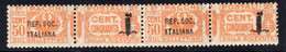 Repubblica Sociale (1944) - Pacchi Postali, 50 Cent. ** - Postal Parcels