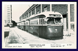 Ref 1551 -  Reproduction Postcard - Toronto Tram Car No 4658 At The Depot - Canada - Toronto