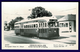 Ref 1551 -  Reproduction Postcard - Toronto Tram Car No 4328 (Humber Service) - Canada - Toronto