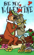 7568 Télécarte Collection BE MY VALENTINE  YOGI BEAR    Hanna Barbera  ( Recto Verso) Carte Téléphonique Singapour - Cómics