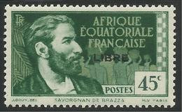 AFRIQUE EQUATORIALE FRANCAISE - AEF - A.E.F. - 1941 - YT 106** - Ungebraucht