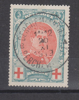 COB 132 Oblittération Centrale BERCHEM (ANTW.) - 1914-1915 Rode Kruis